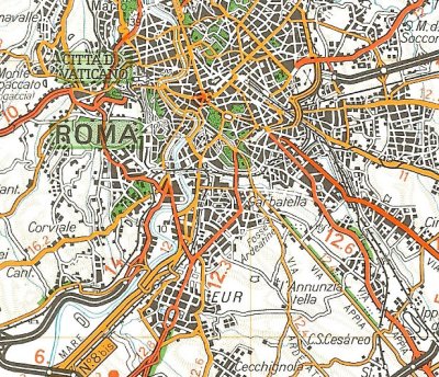 Mappa del percorso della tappa
Via Appia Antica-Roma Piazza San Pietro
(80595 bytes)